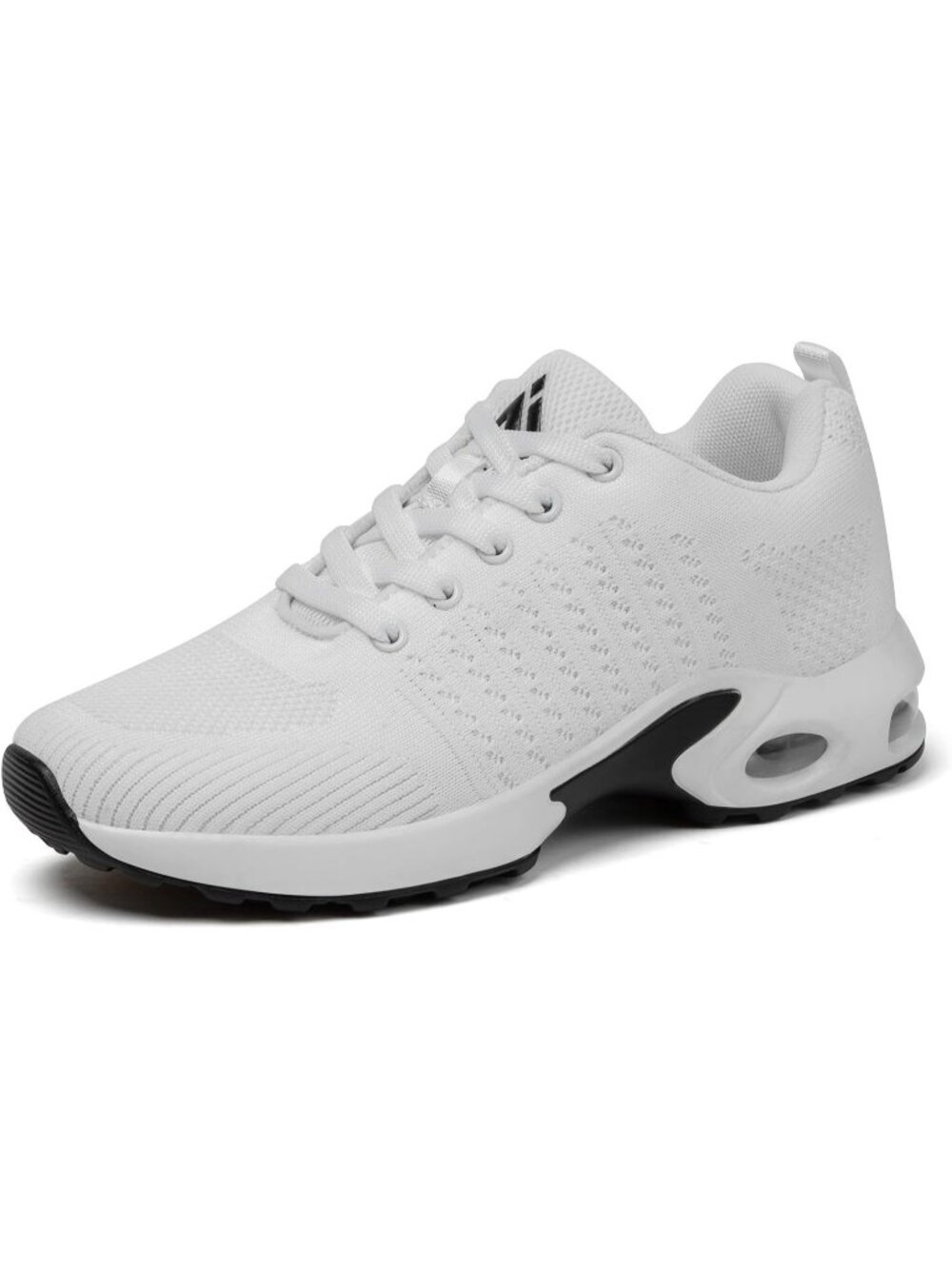 Women's White Air Cushion Running Athletic Mesh Sneakers Basketball Shoes